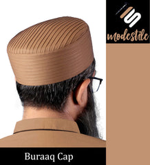 Muslim Buraaq Prayer Kufi Hat For Mens-Men’s Premium Islamic Prayer Cap