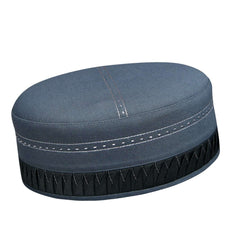 Muslim Aashun Prayer Kufi Hat For Mens- polyester-cotton blend kufi hat