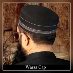Muslim Warsa Prayer Kufi Hat For Mens – Traditional Islamic Salah cap