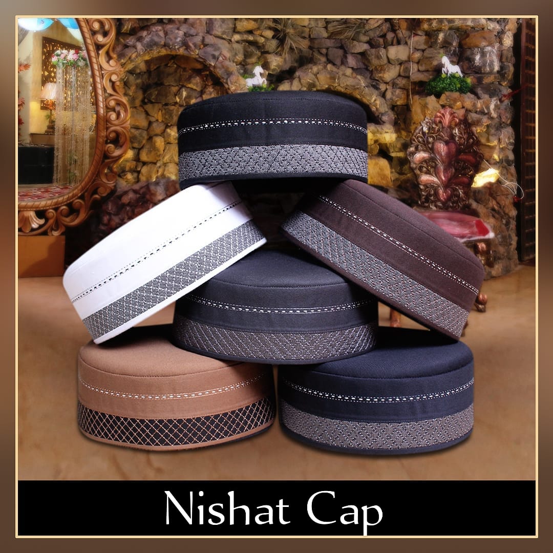 Muslim Nishaat Prayer Kufi Hat For Mens-Ultimate Comfort and Stylish