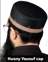 Muslim Husn e Yousuf Prayer Kufi Hat For Mens-Comfortable Islamic Prayer Cap