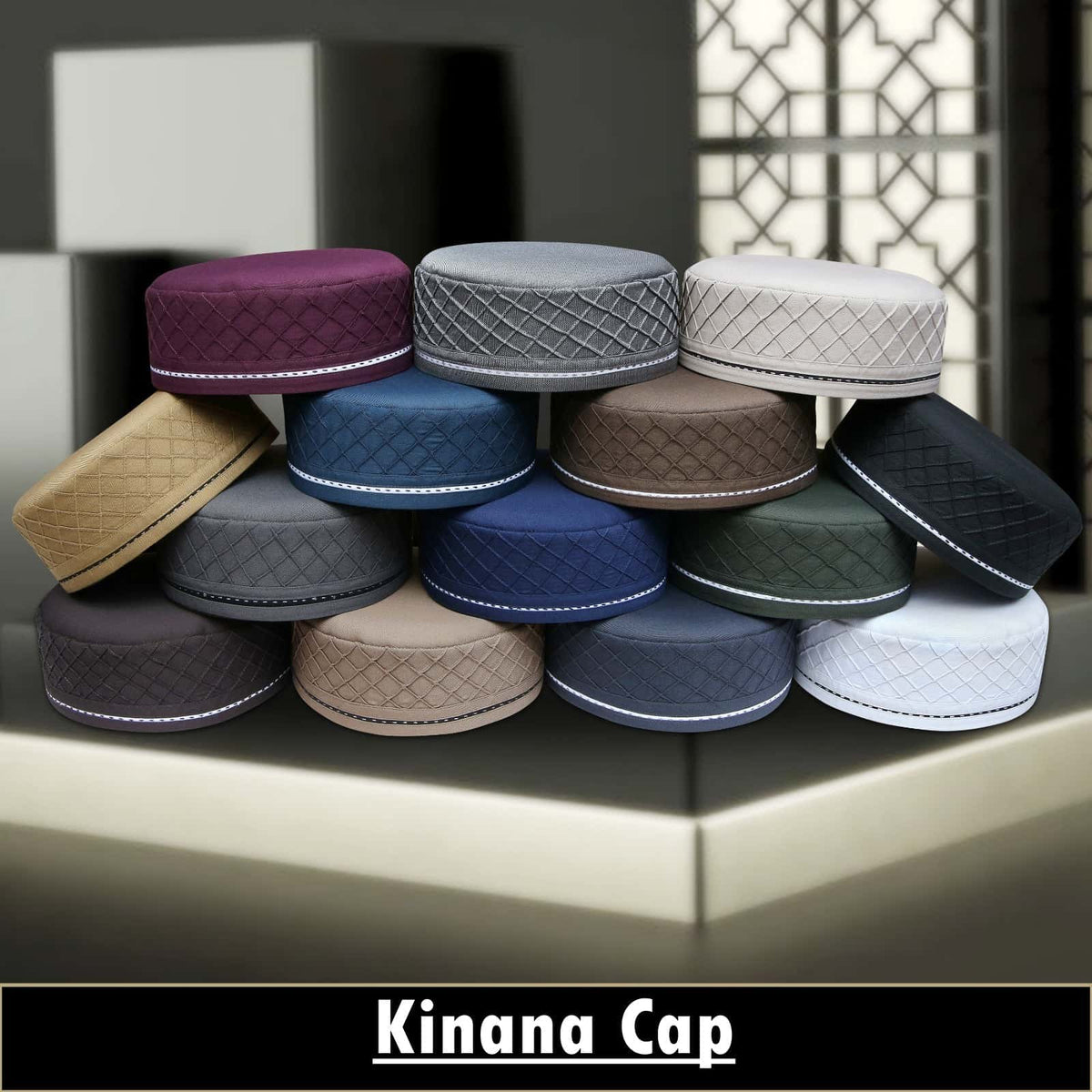 Muslim Kinana Prayer Kufi Hat For Mens-Premium Quality Kufi Hat