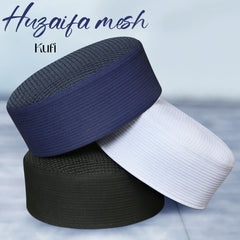 Huzaifa Mesh Kufi Cap – Muslim Prayer Cap for Men