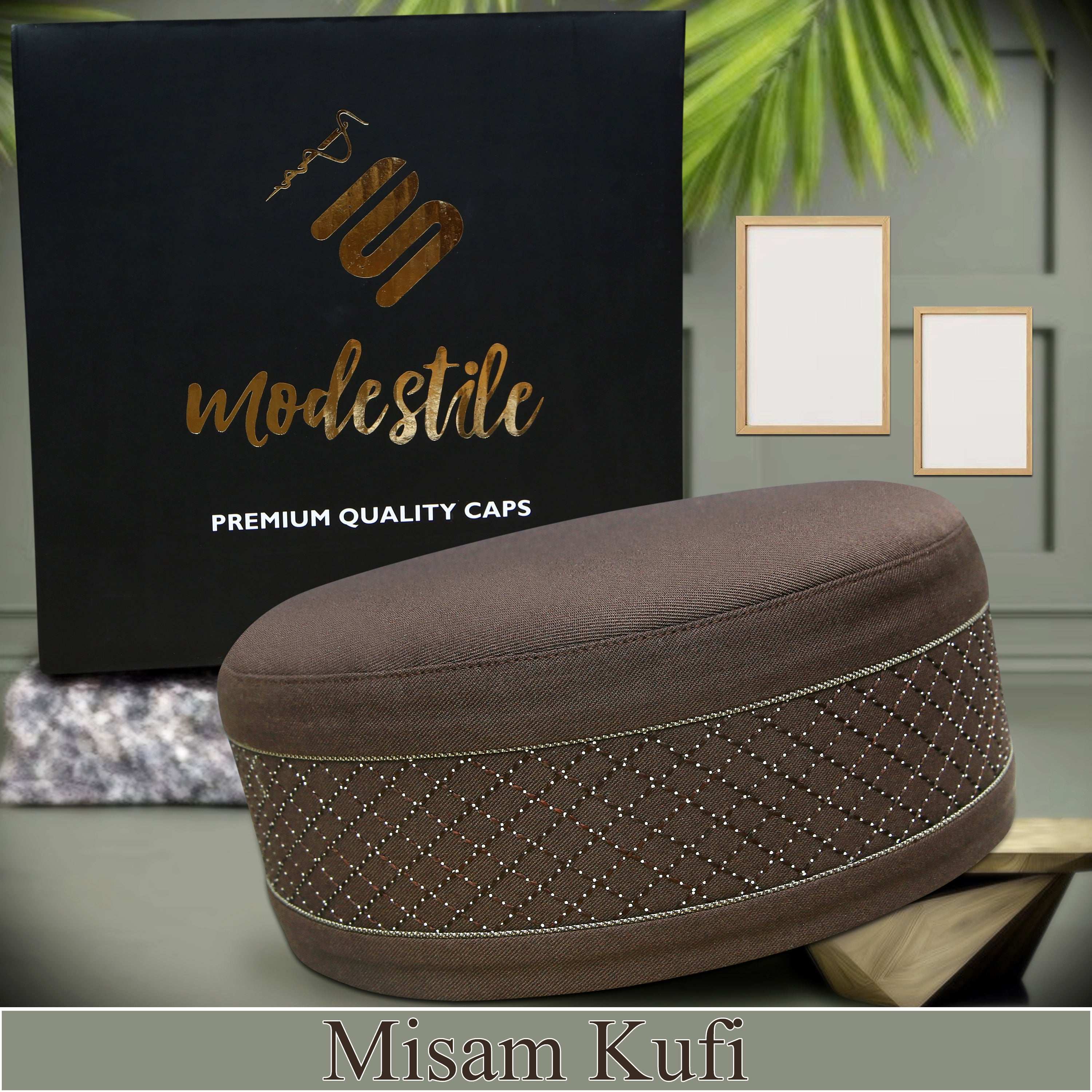 "Muslim Misaam Prayer Kufi Hat For Mens"