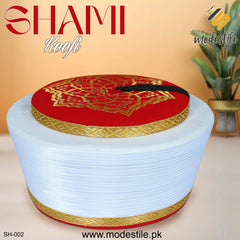 Red SH-002 Traditional Turkish Shami Prayer Hat