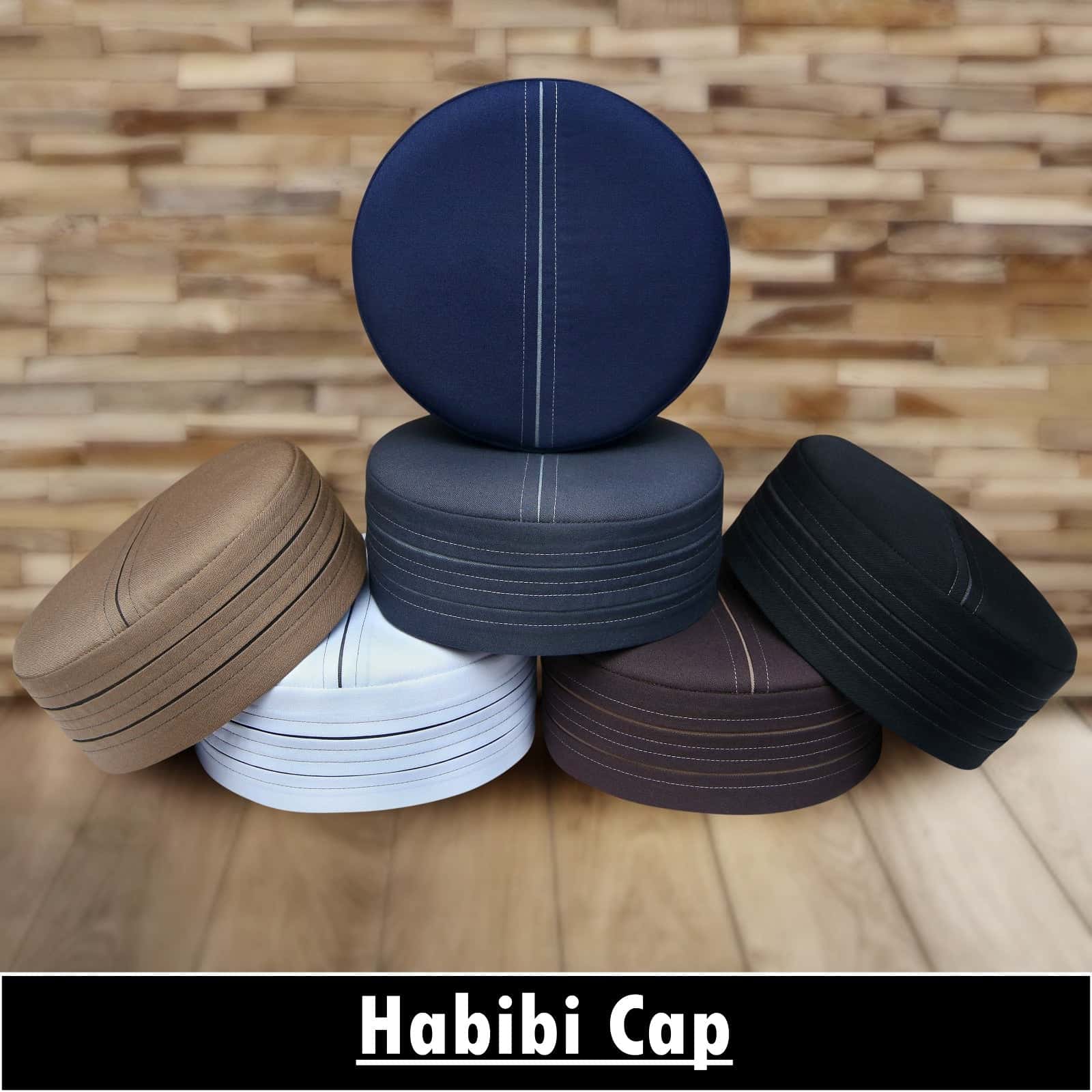 "Muslim Habibi Prayer Kufi Hat For Mens-Namaz Cap For Men Modestile"