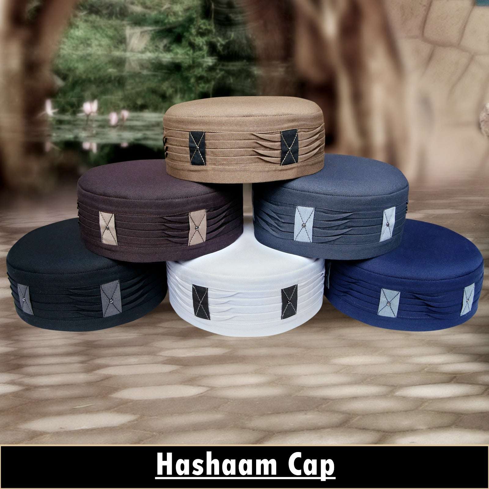 "Muslim Hashaam Prayer Kufi Hat For Mens-Best Islamic Prayer Caps For Men Modestile"