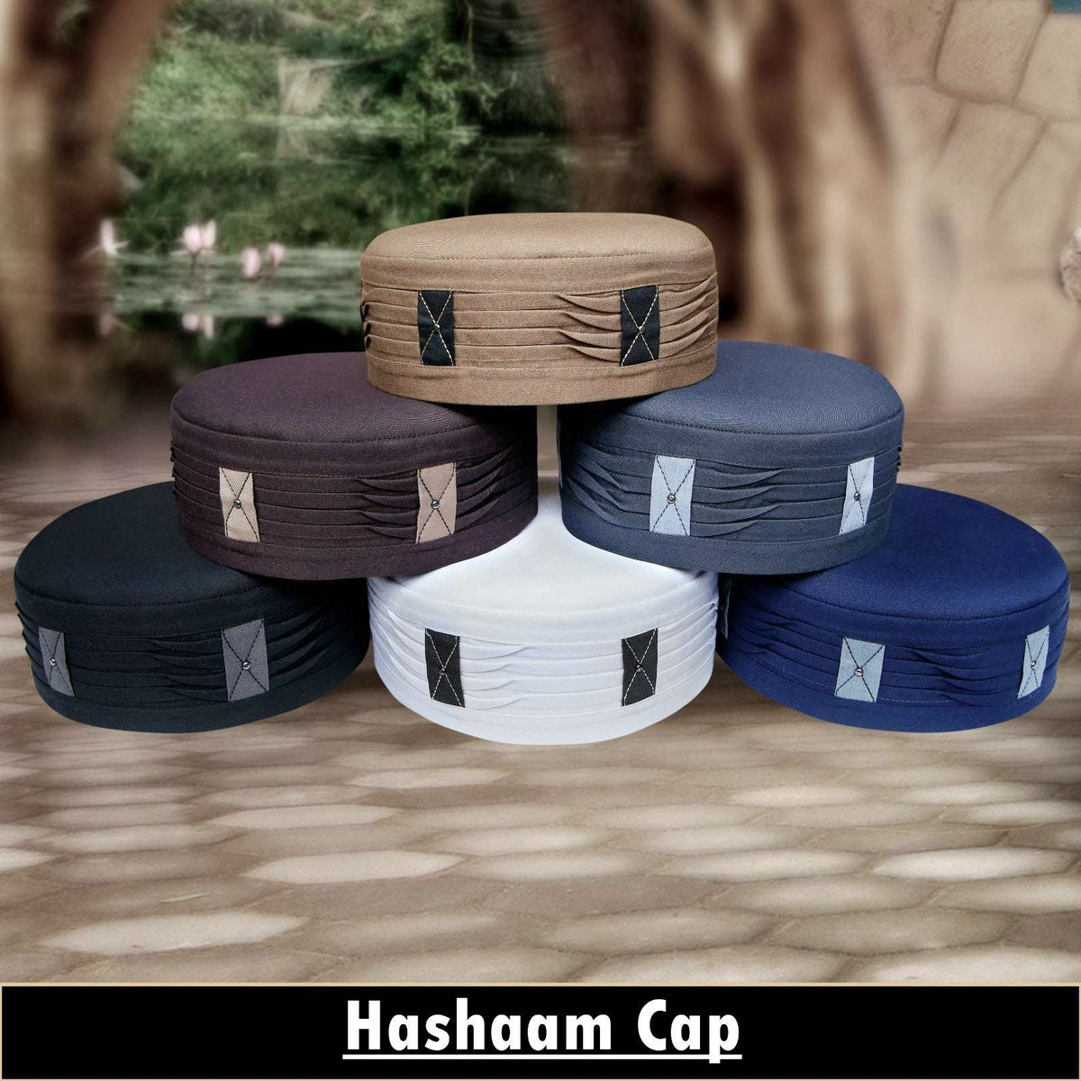 "Muslim Hashaam Prayer Kufi Hat For Mens-Best Islamic Prayer Caps For Men Modestile"