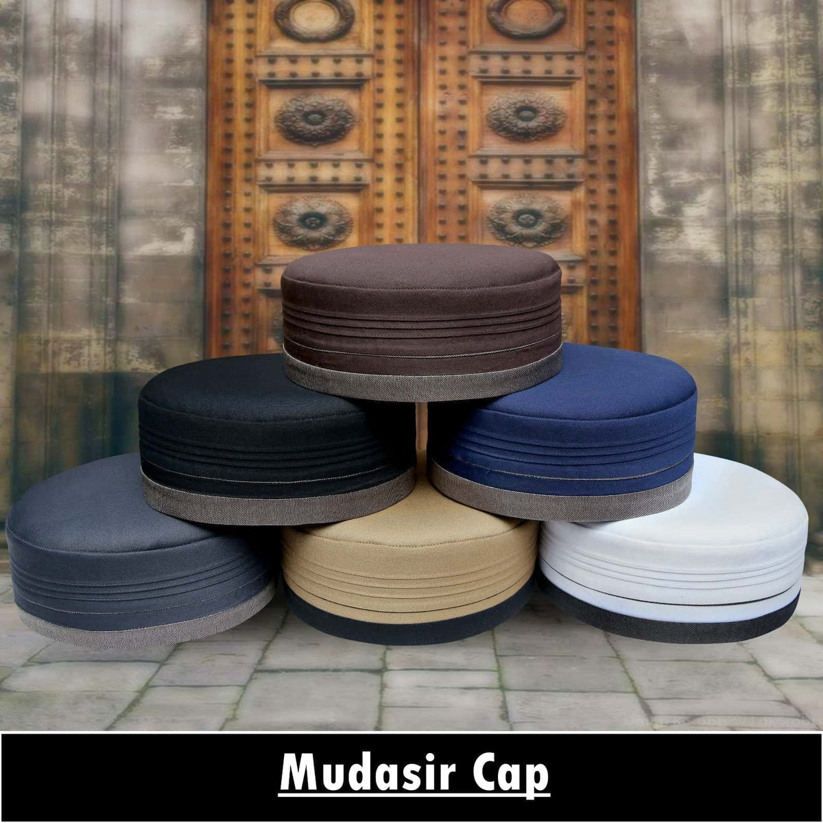 "Muslim Mudasir Prayer Kufi Hat For Mens-Traditional Design with Modern Comfort Modestile"