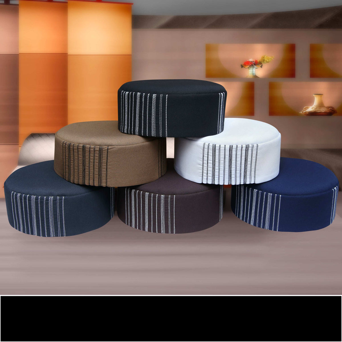 "Muslim Noor Prayer Kufi Hat For Mens- Premium Traditional Design for Comfort and Style Modestile"