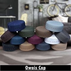 "Muslim Owais Prayer Kufi Hat For Mens-Superior Comfort and a Stylish Look Modestile"