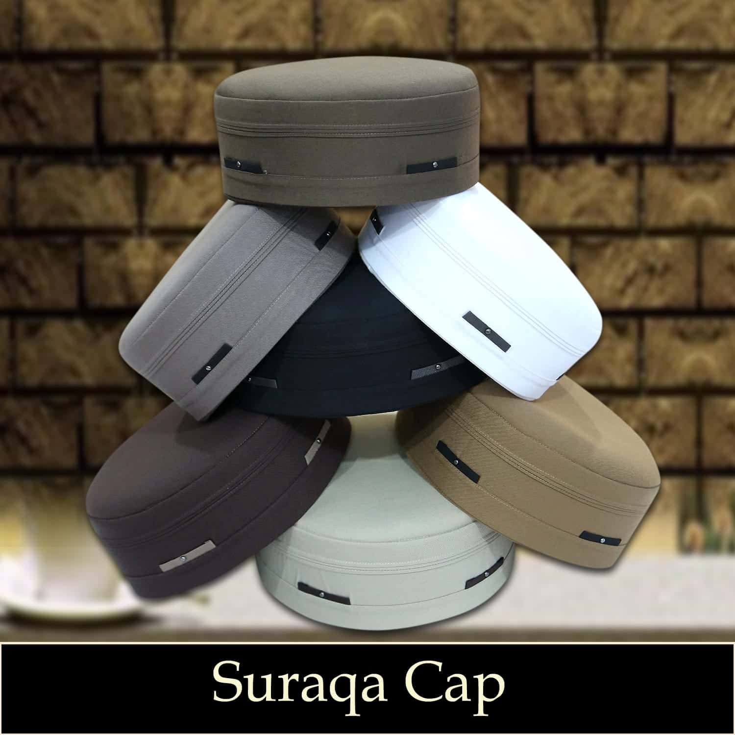 "Muslim Suraqa Prayer Kufi Hat For Mens- Designed for Comfort Modestile"