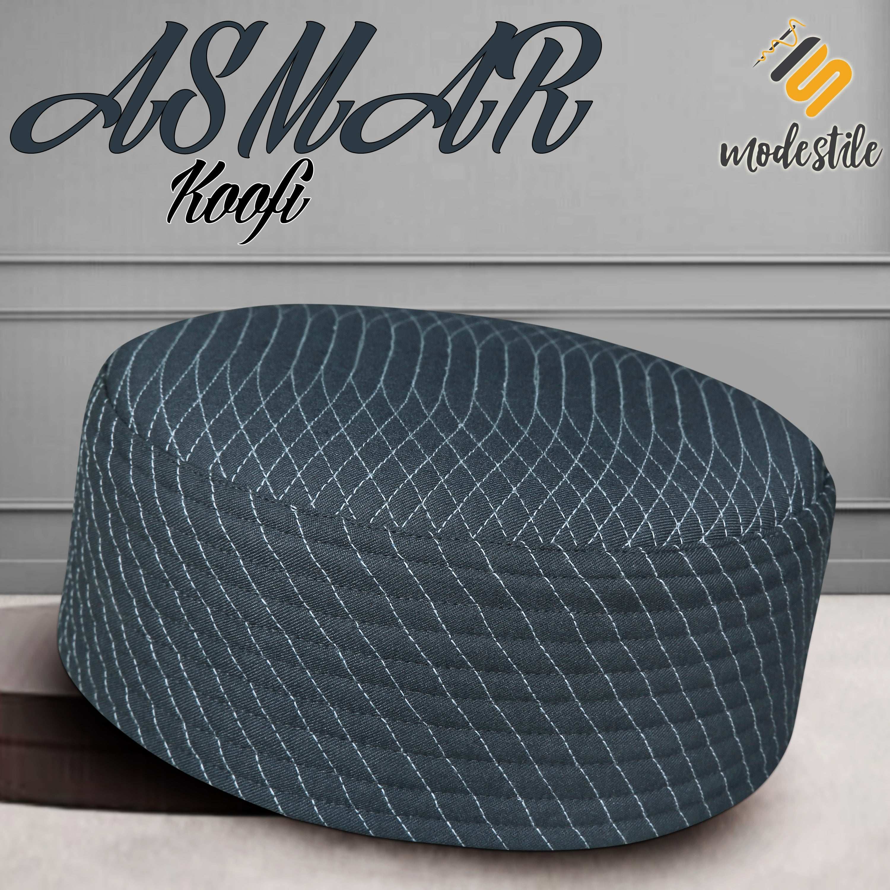 "Muslim Asmar Prayer Kufi Hat For Mens"