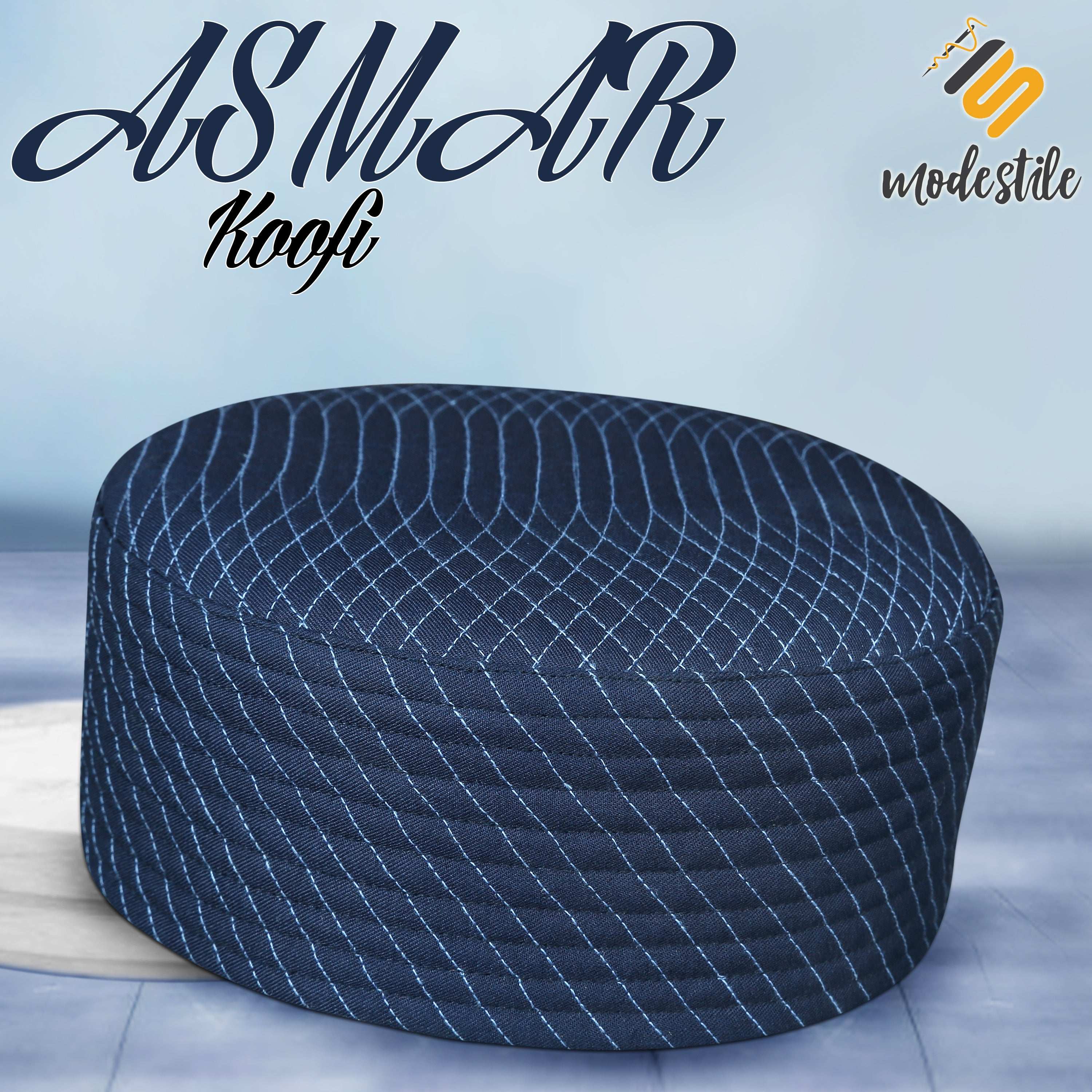 "Muslim Asmar Prayer Kufi Hat For Mens"