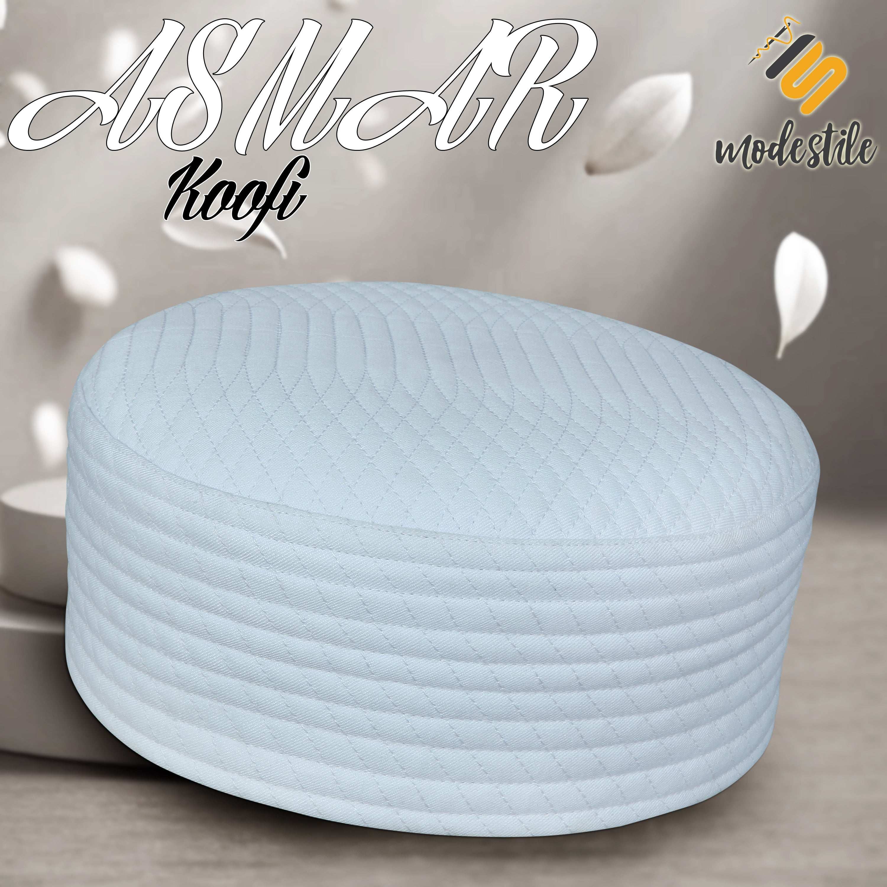 "Muslim Asmar Prayer Kufi Hat For Mens"