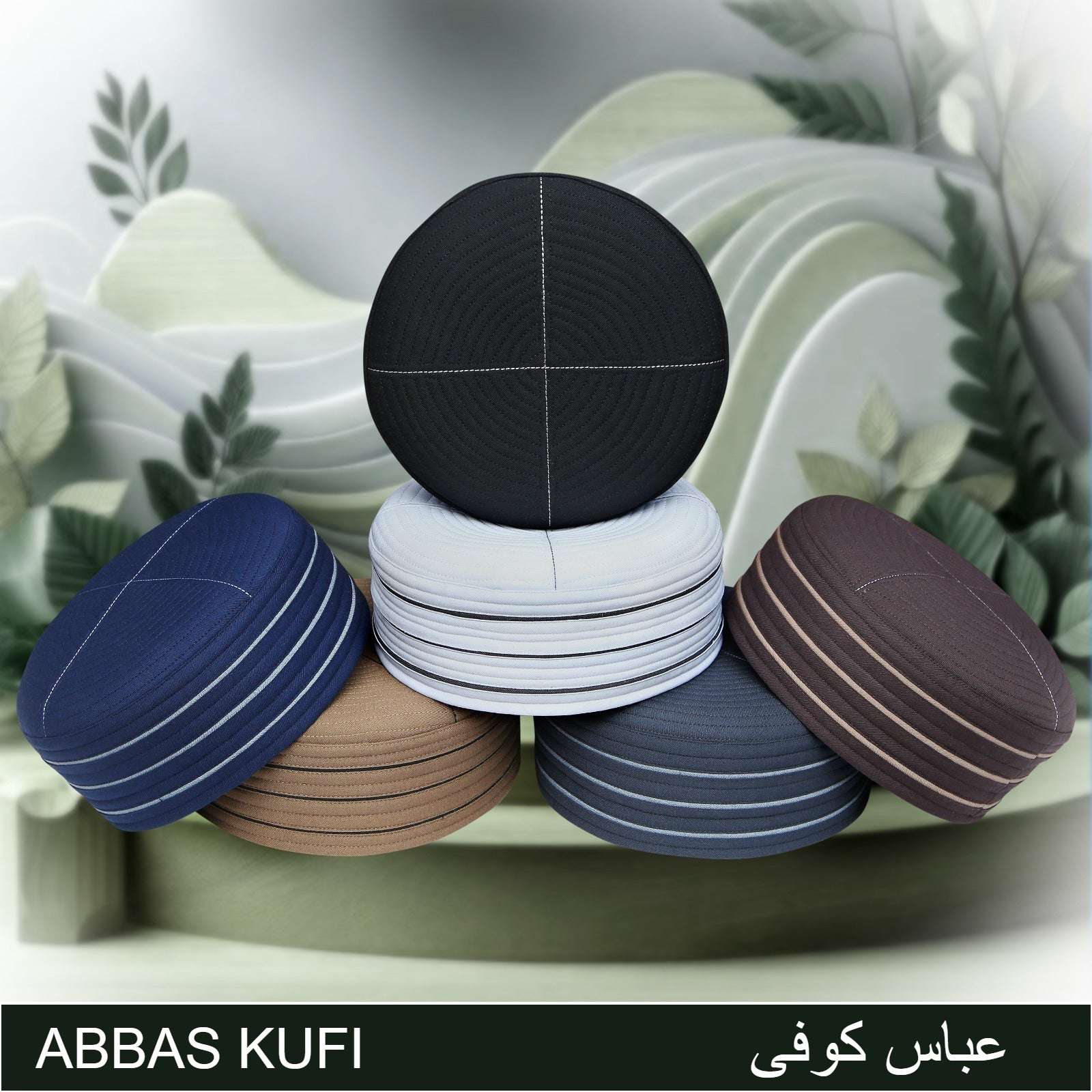 "Muslim Abbas Prayer Kufi Hat For Mens Modestile"
