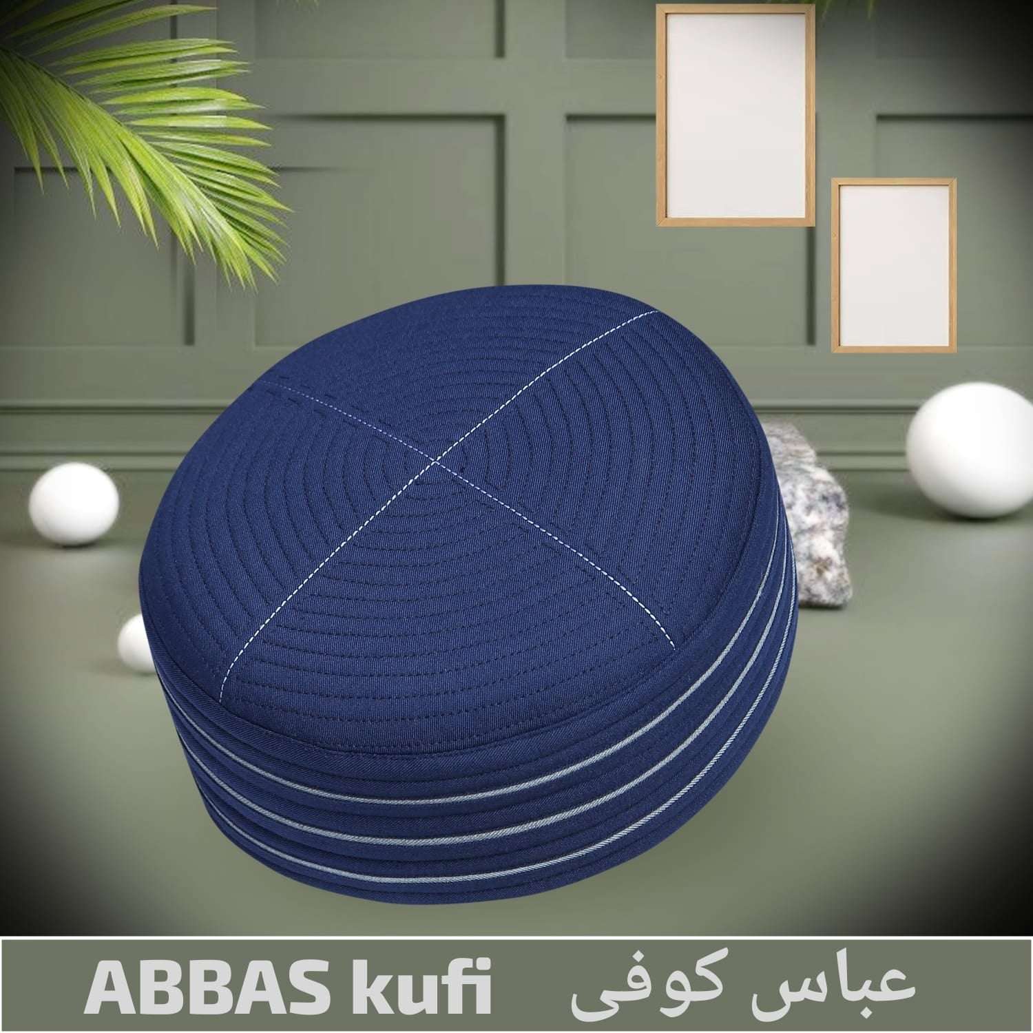 "Muslim Abbas Prayer Kufi Hat For Mens"
