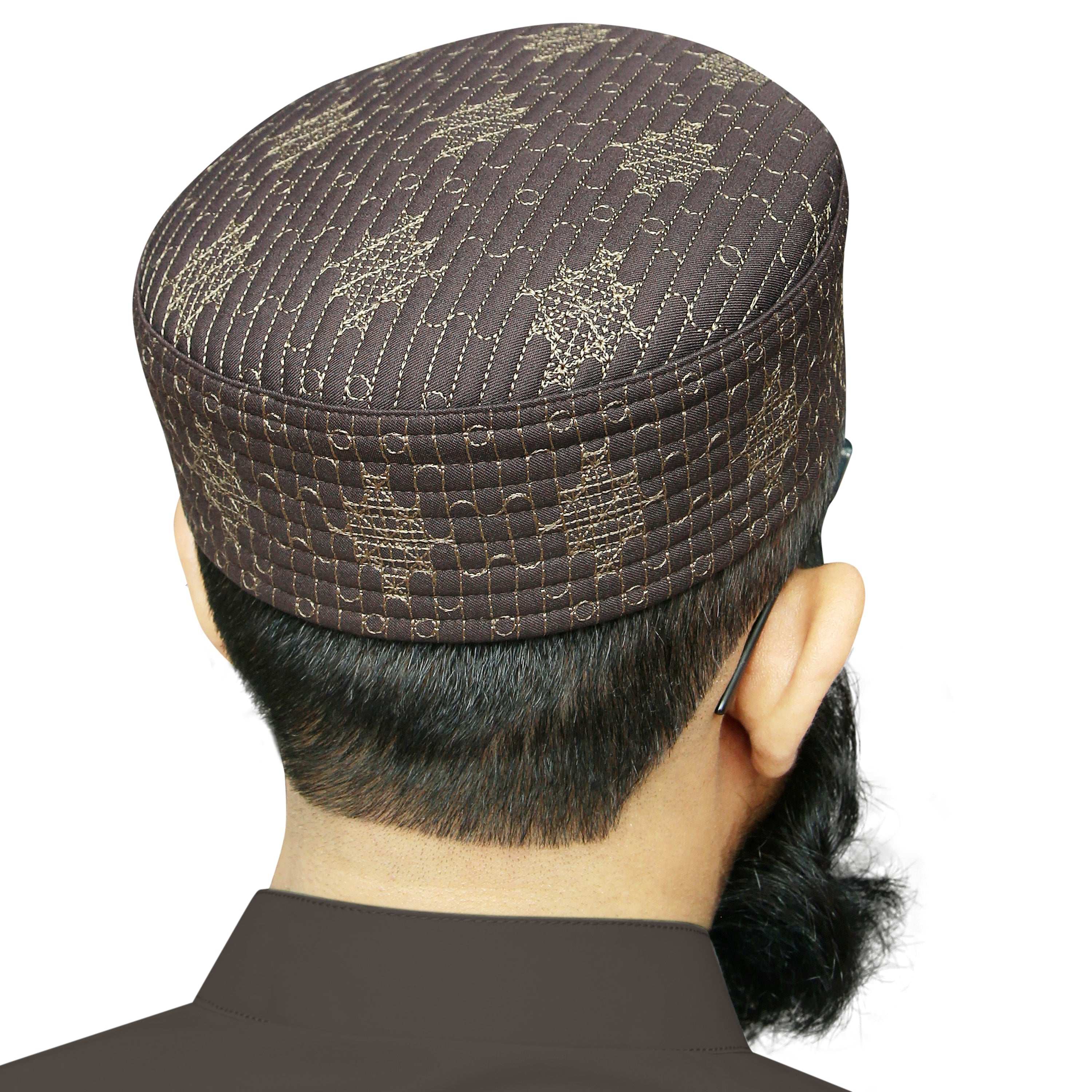 "Muslim Jassaar Prayer Kufi Hat For Mens"