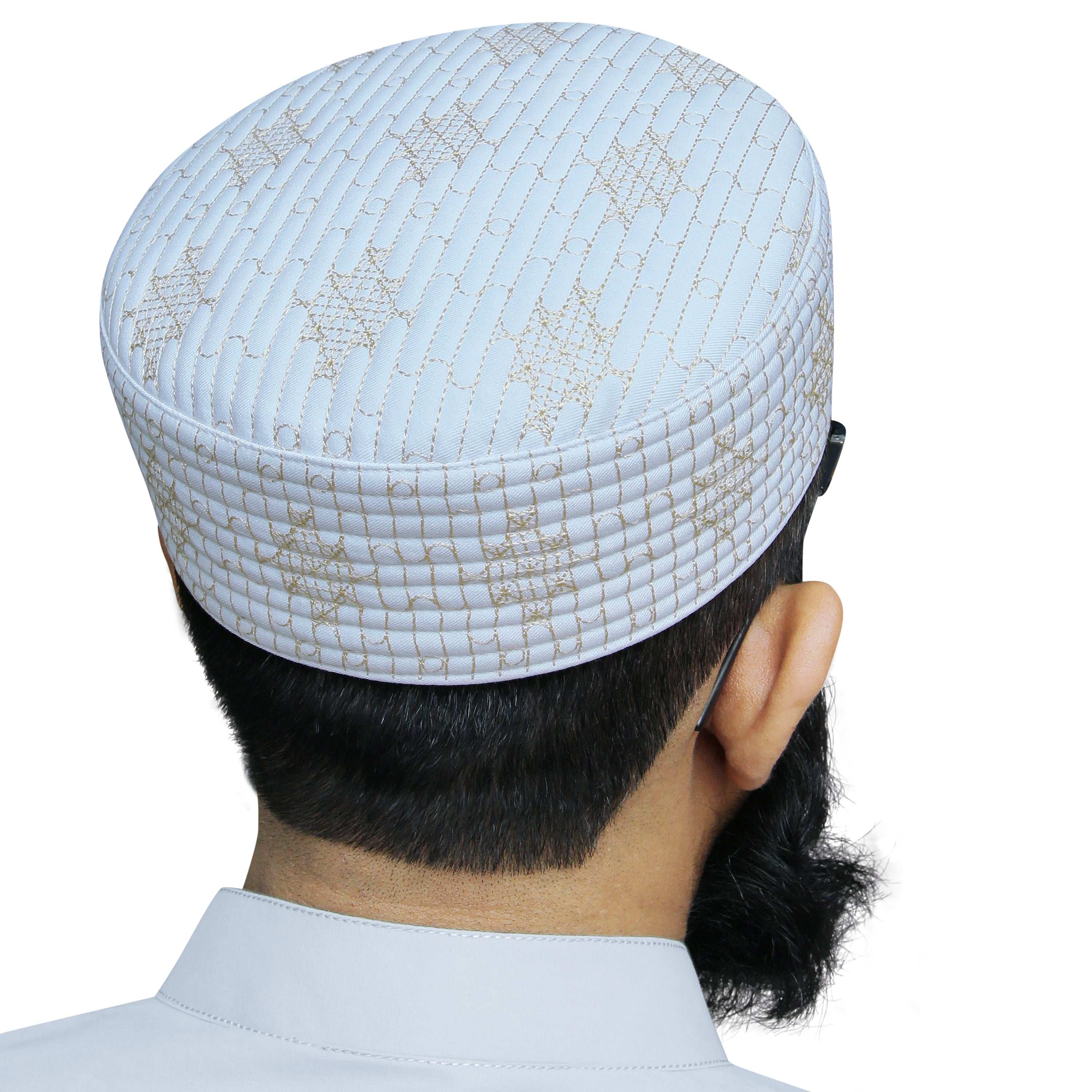 "Muslim Jassaar Prayer Kufi Hat For Mens"