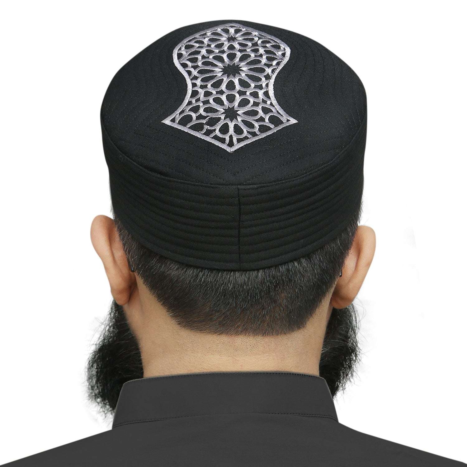 "Muslim Mujtaba Nalain Prayer Kufi Hat For Mens"