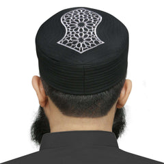 "Muslim Mujtaba Nalain Prayer Kufi Hat For Mens"