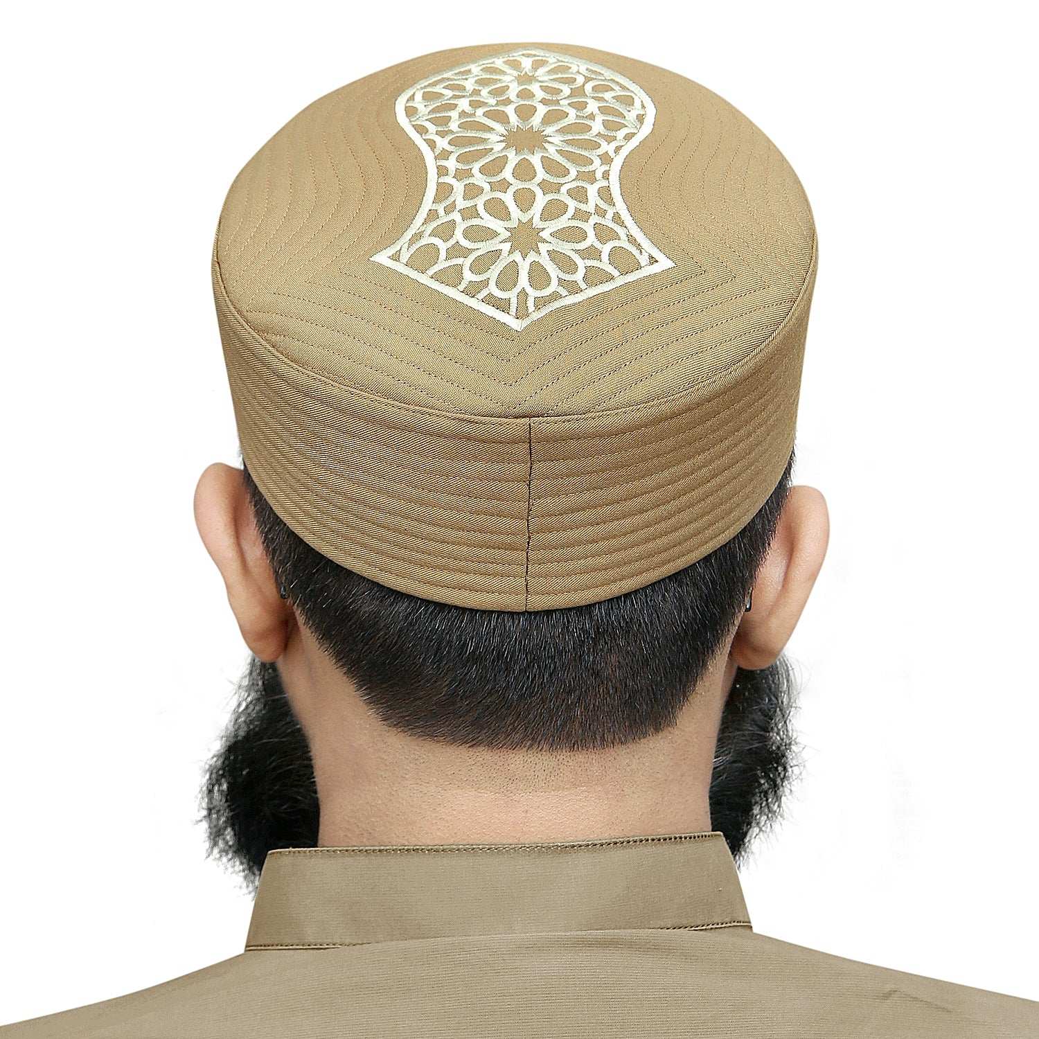 "Muslim Mujtaba Nalain Prayer Kufi Hat For Mens"