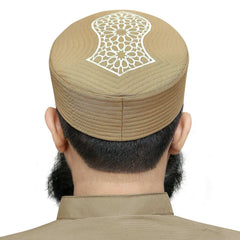 "Muslim Mujtaba Nalain Prayer Kufi Hat For Mens"