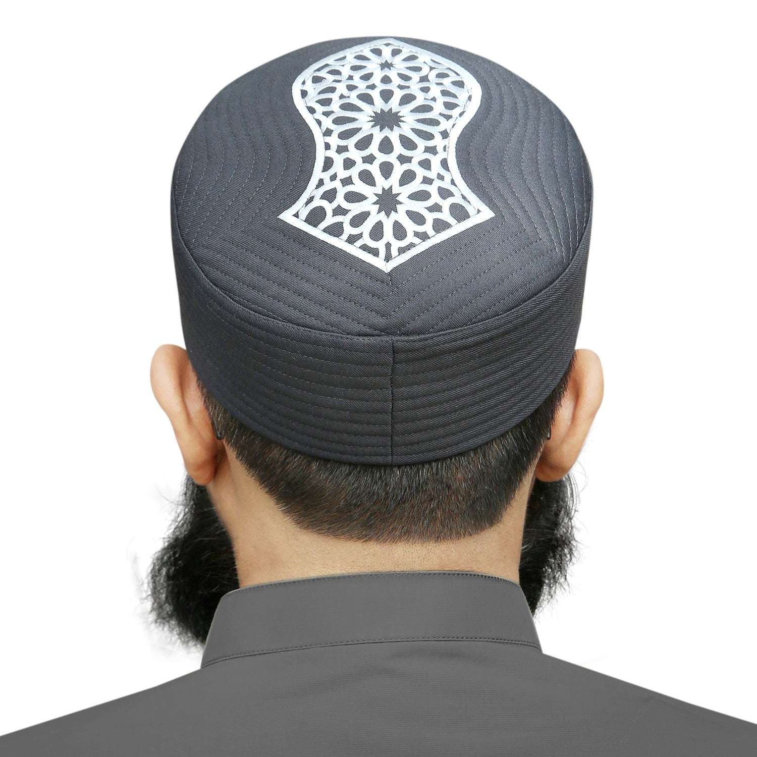 "Muslim Mujtaba Nalain Prayer Kufi Hat For Mens"