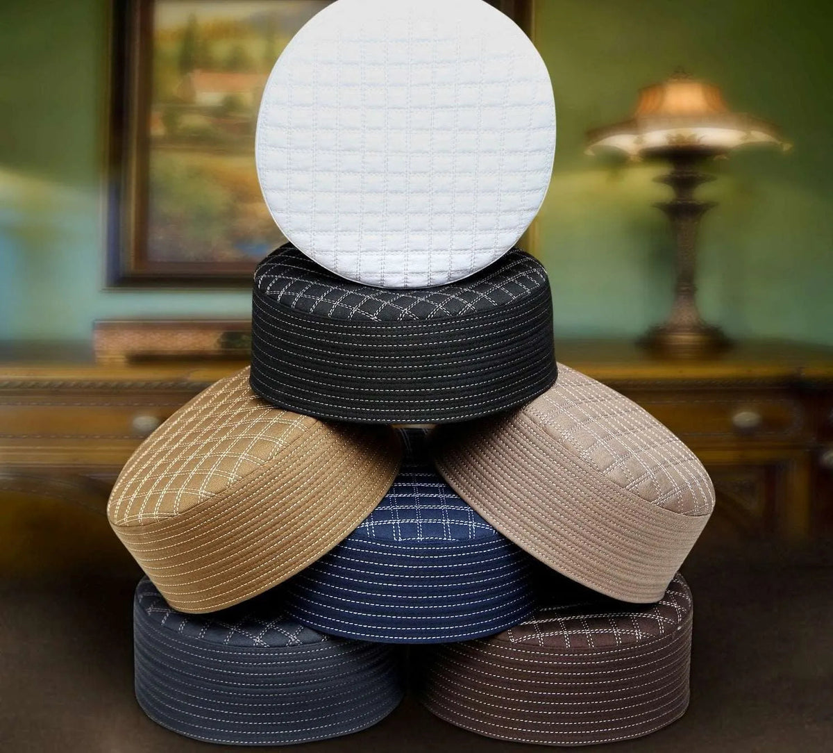 "Muslim Shehzada Prayer Kufi Hat For Mens Modestile"