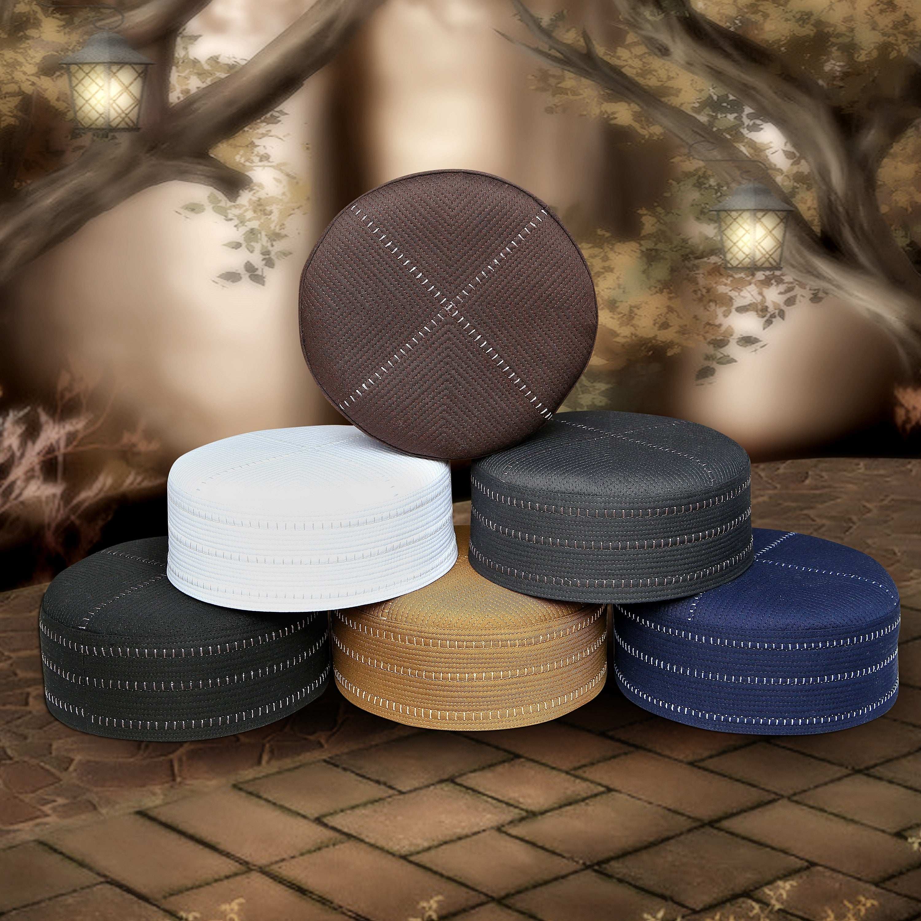 "Muslim Wasif Prayer Kufi Hat For Mens Modestile"