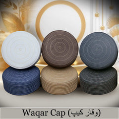 "Modestile Waqar Embriodered Prayer Islamic Kufi Hat For Men's Modestile"