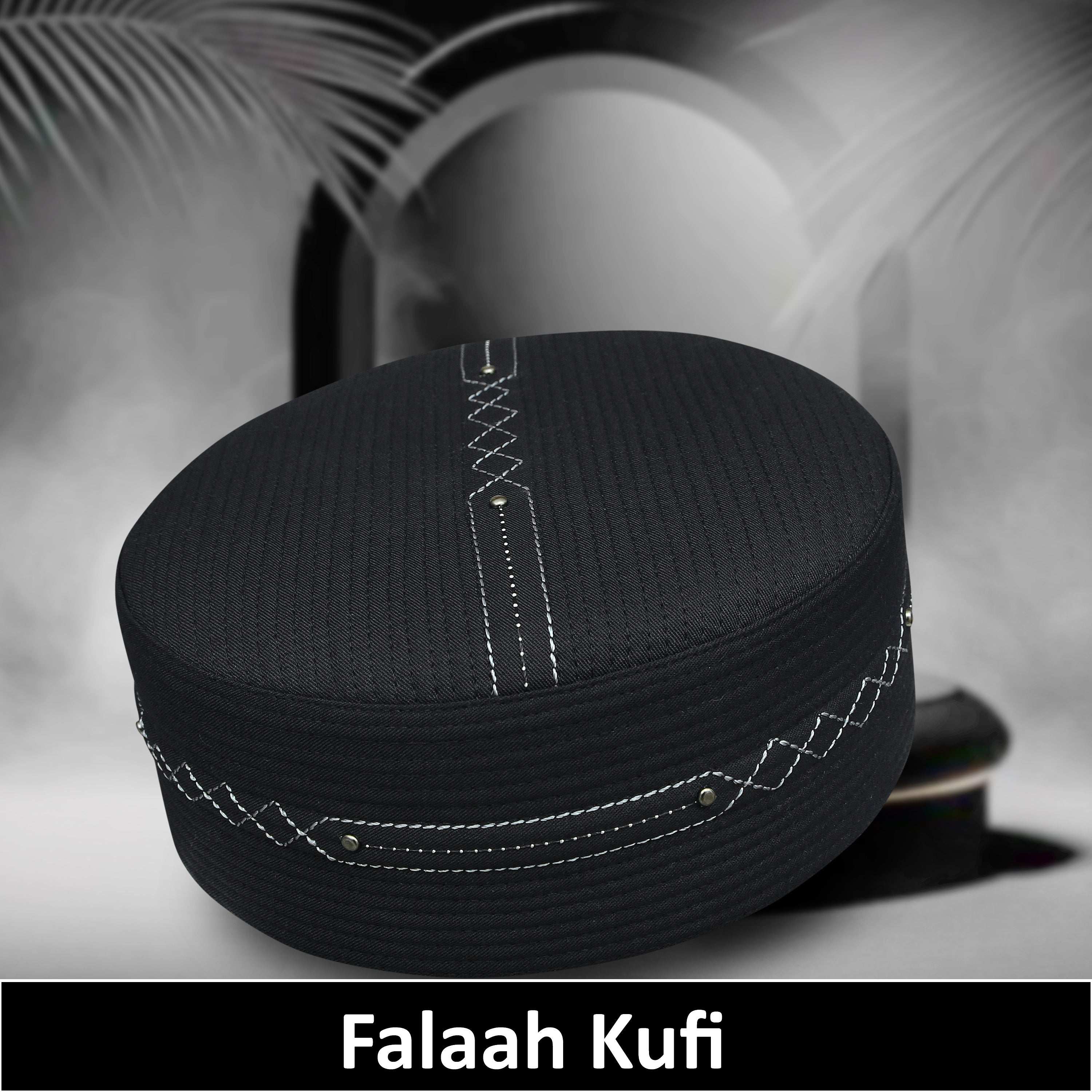 "Modestile Falah Prayer Islamic Kufi Hat For Men's Traditional Headwear"