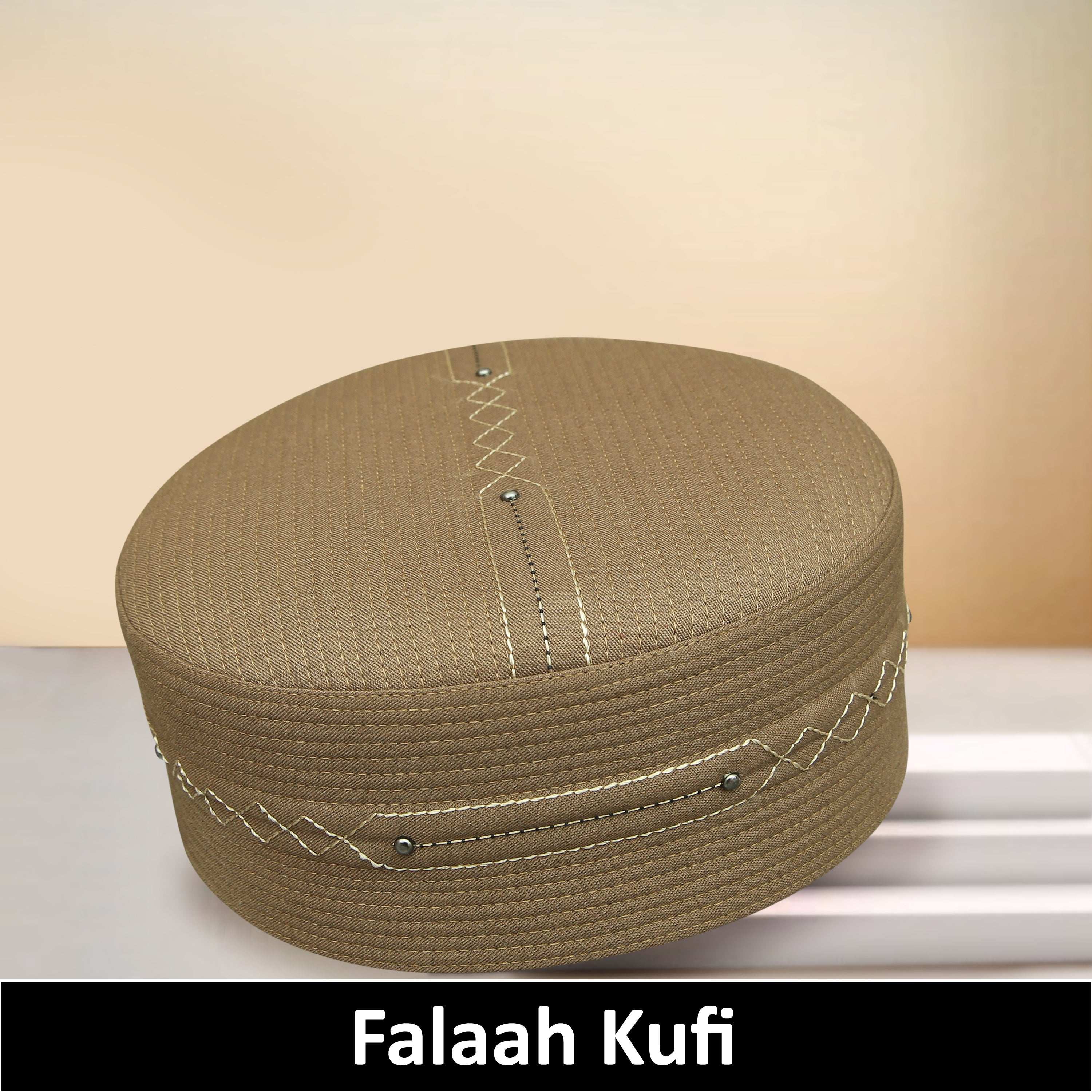 "Modestile Falah Prayer Islamic Kufi Hat For Men's Traditional Headwear"