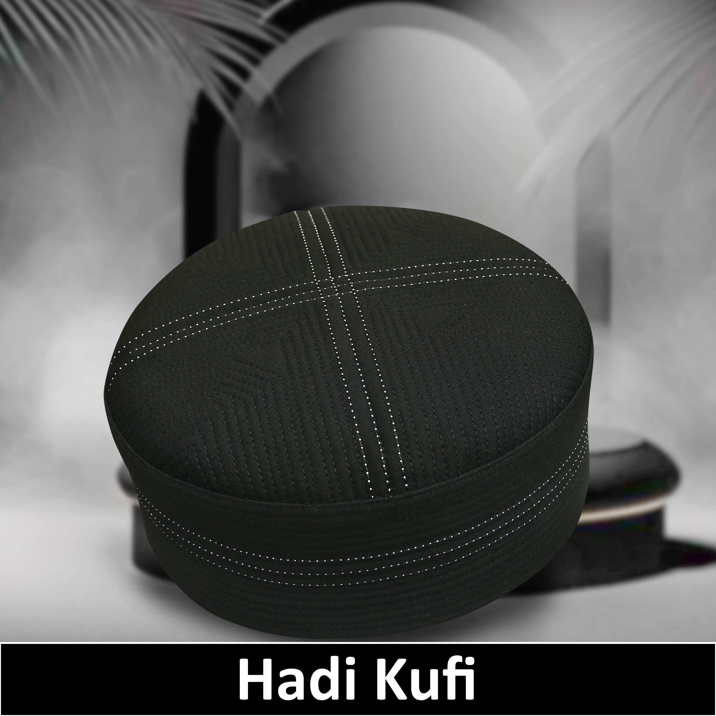 "Modestile Hadi Prayer Islamic Kufi Hat For Men's Traditional Headwear"