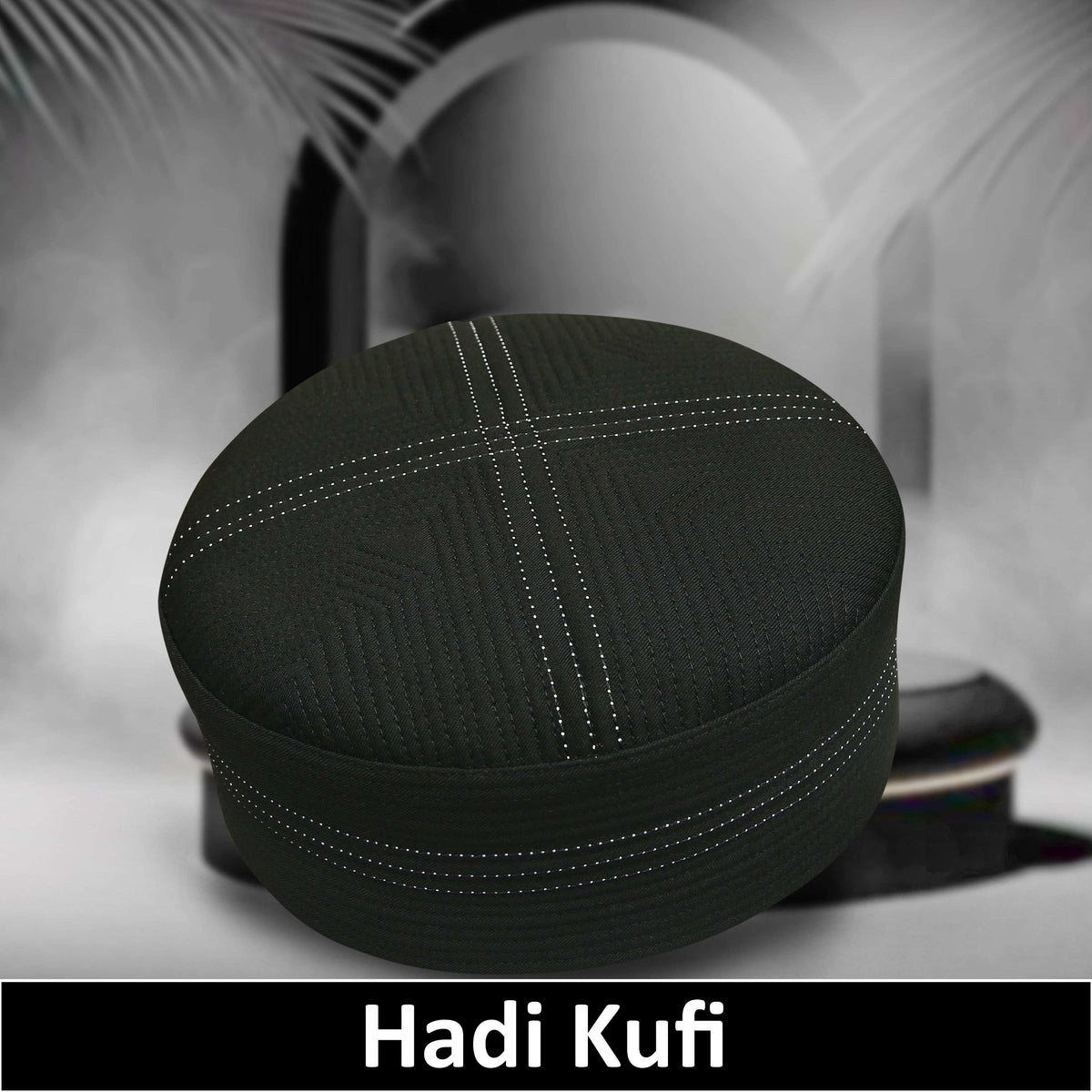 "Modestile Hadi Prayer Islamic Kufi Hat For Men's Traditional Headwear"