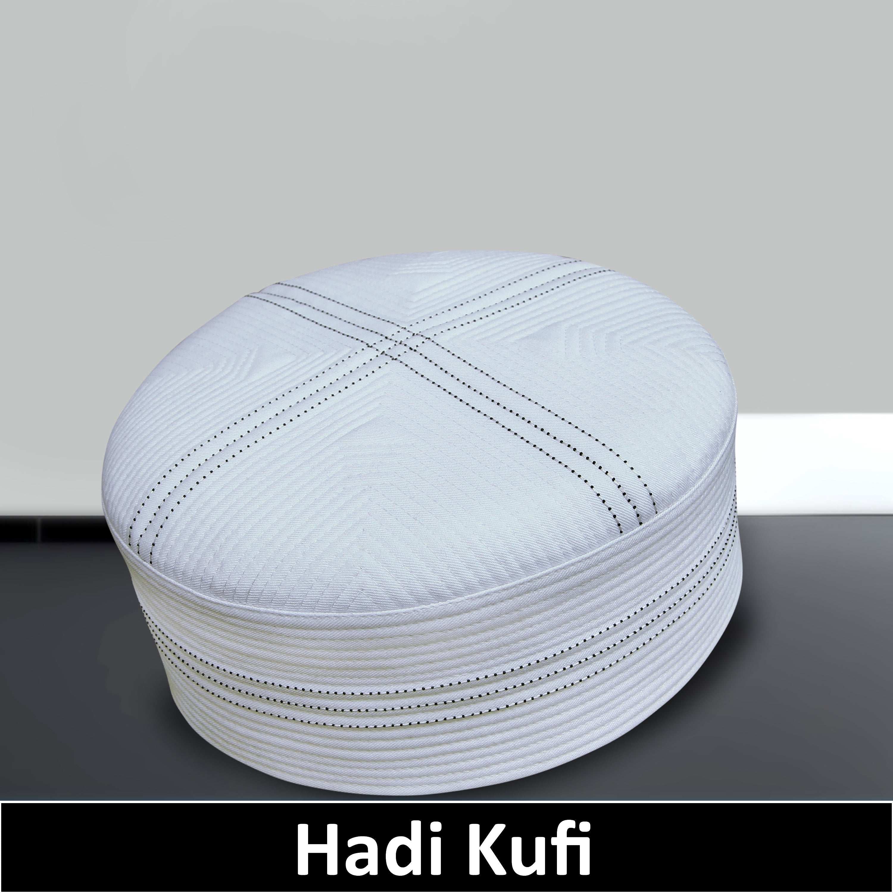"Modestile Hadi Prayer Islamic Kufi Hat For Men's Traditional Headwear"