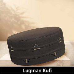 "Muslim Luqman Prayer Kufi Hat for mens – Islamic Cap for Salah"