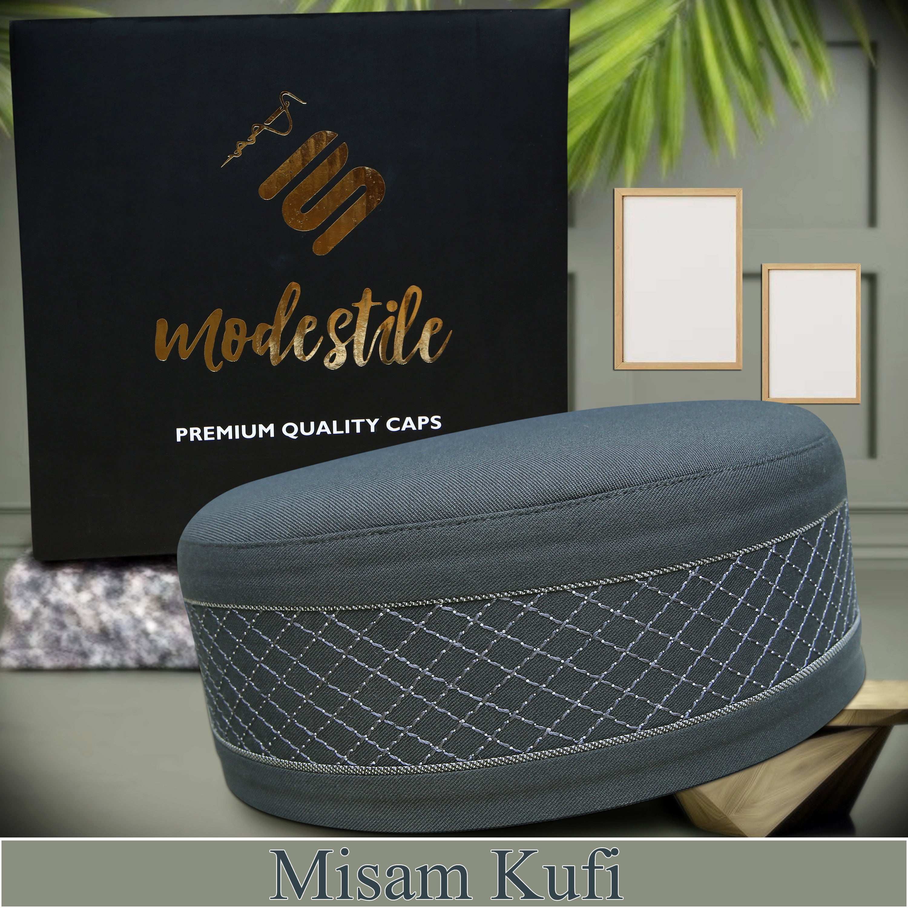 "Muslim Misaam Prayer Kufi Hat For Mens"