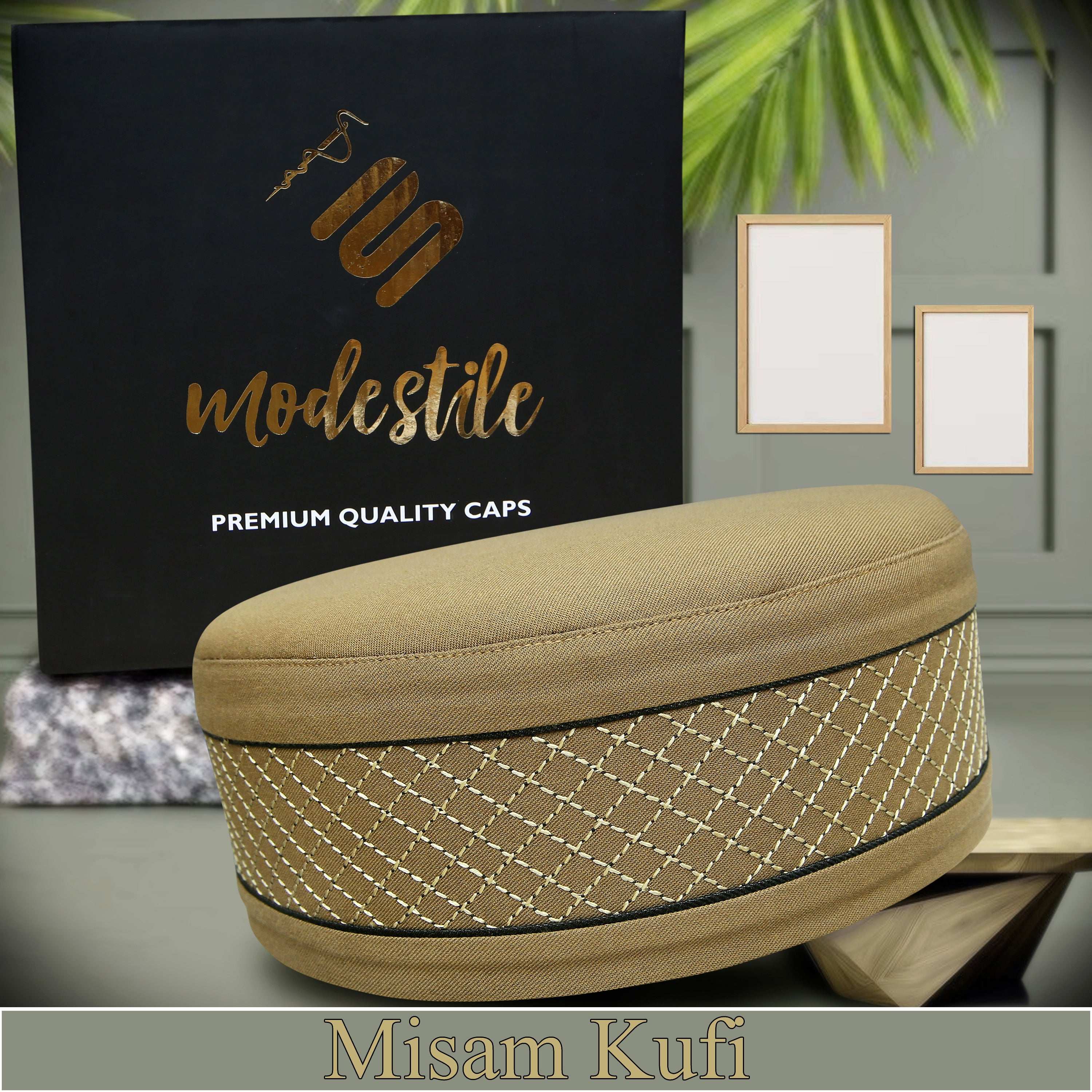 "Muslim Misaam Prayer Kufi Hat For Mens"