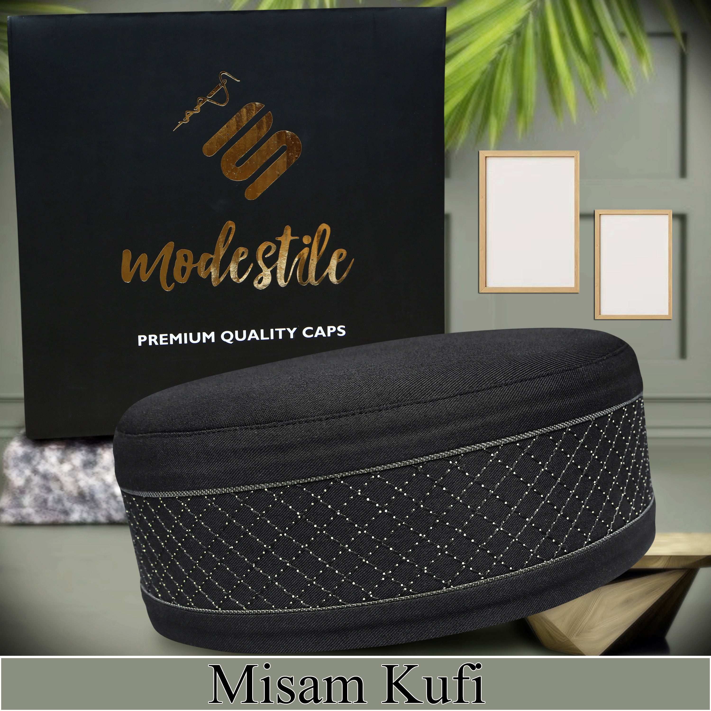 "Muslim Misaam Prayer Kufi Hat For Mens"