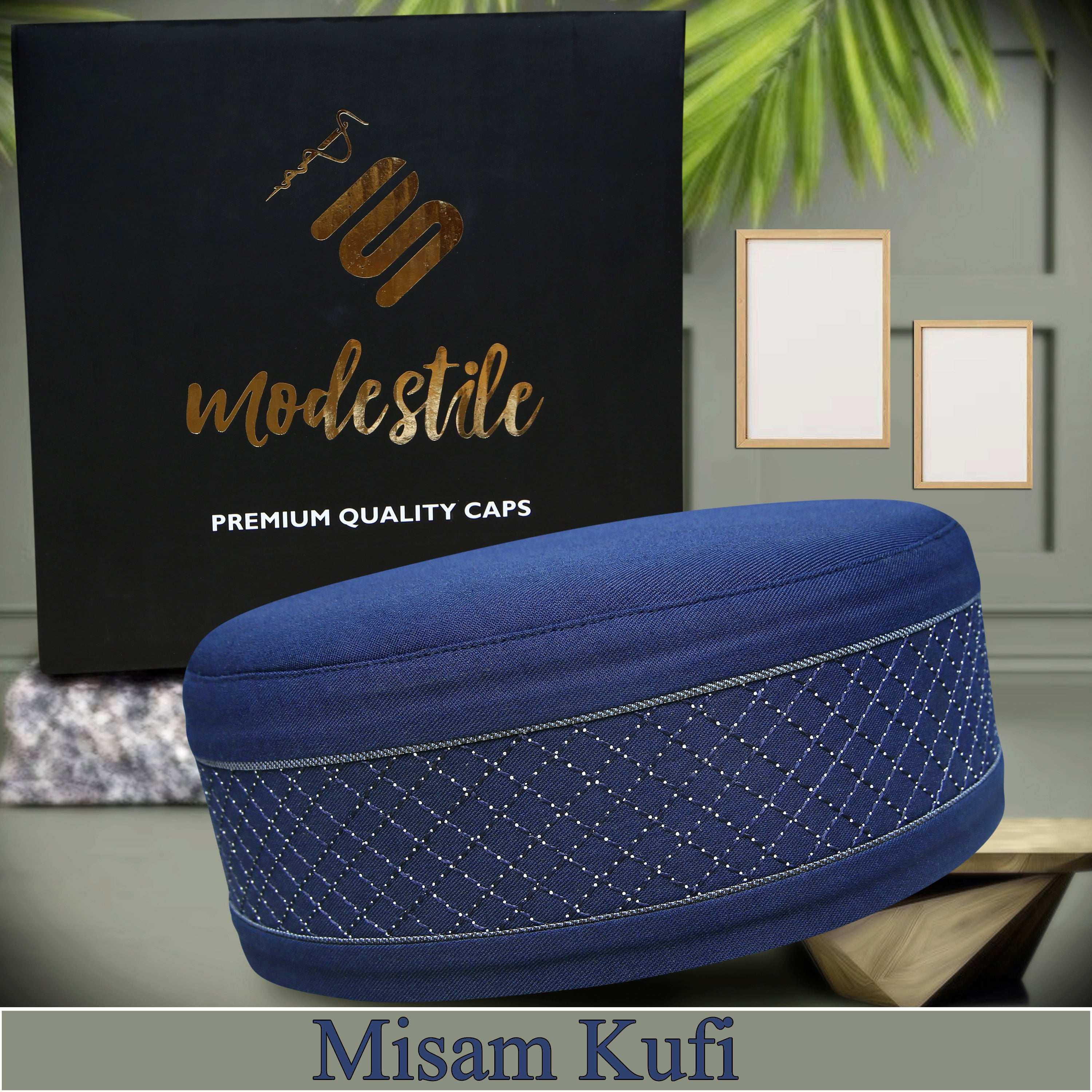 "Muslim Misaam Prayer Kufi Hat For Mens"