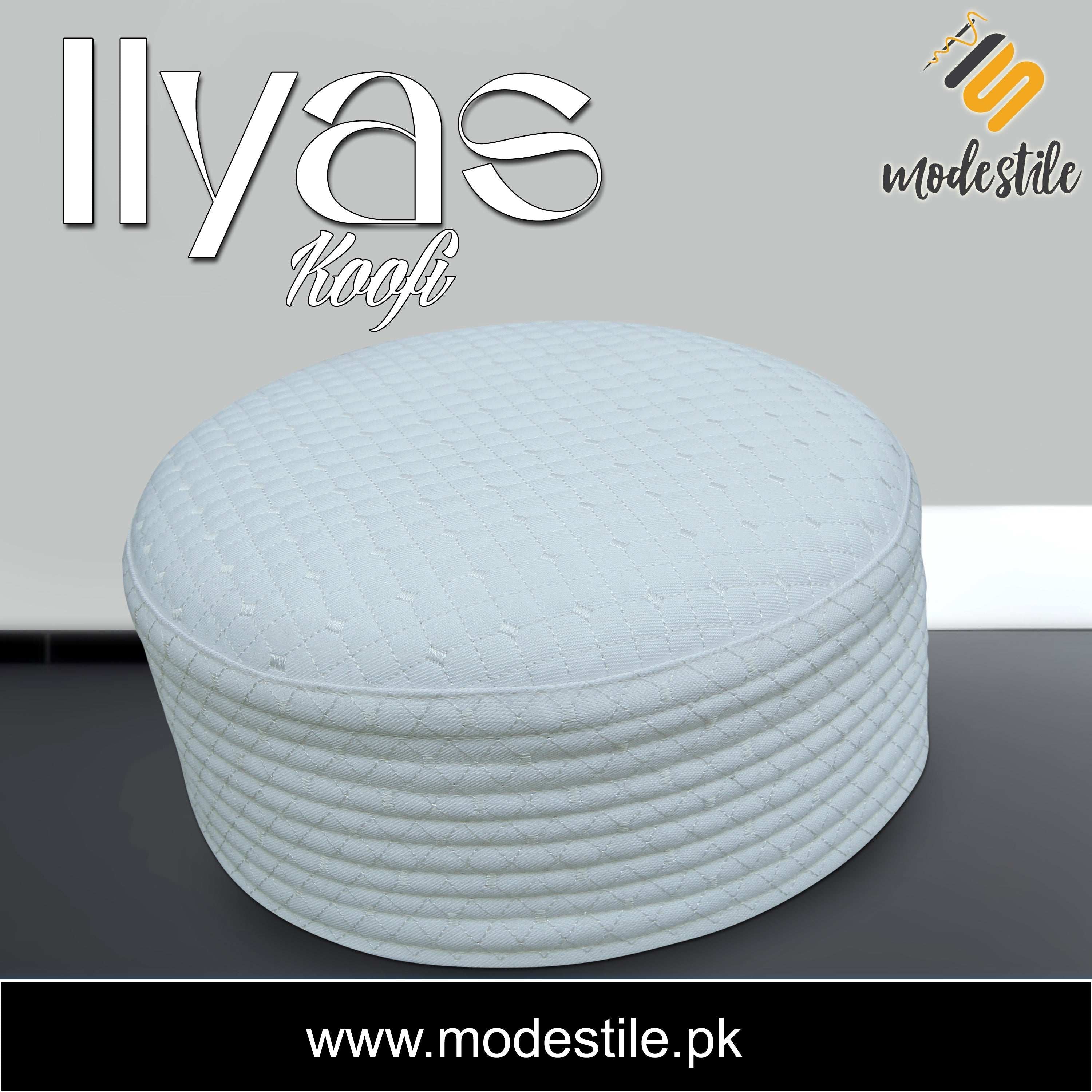 "Islamic Kufi Hat for Salah – Ilyas Edition by Modestile"