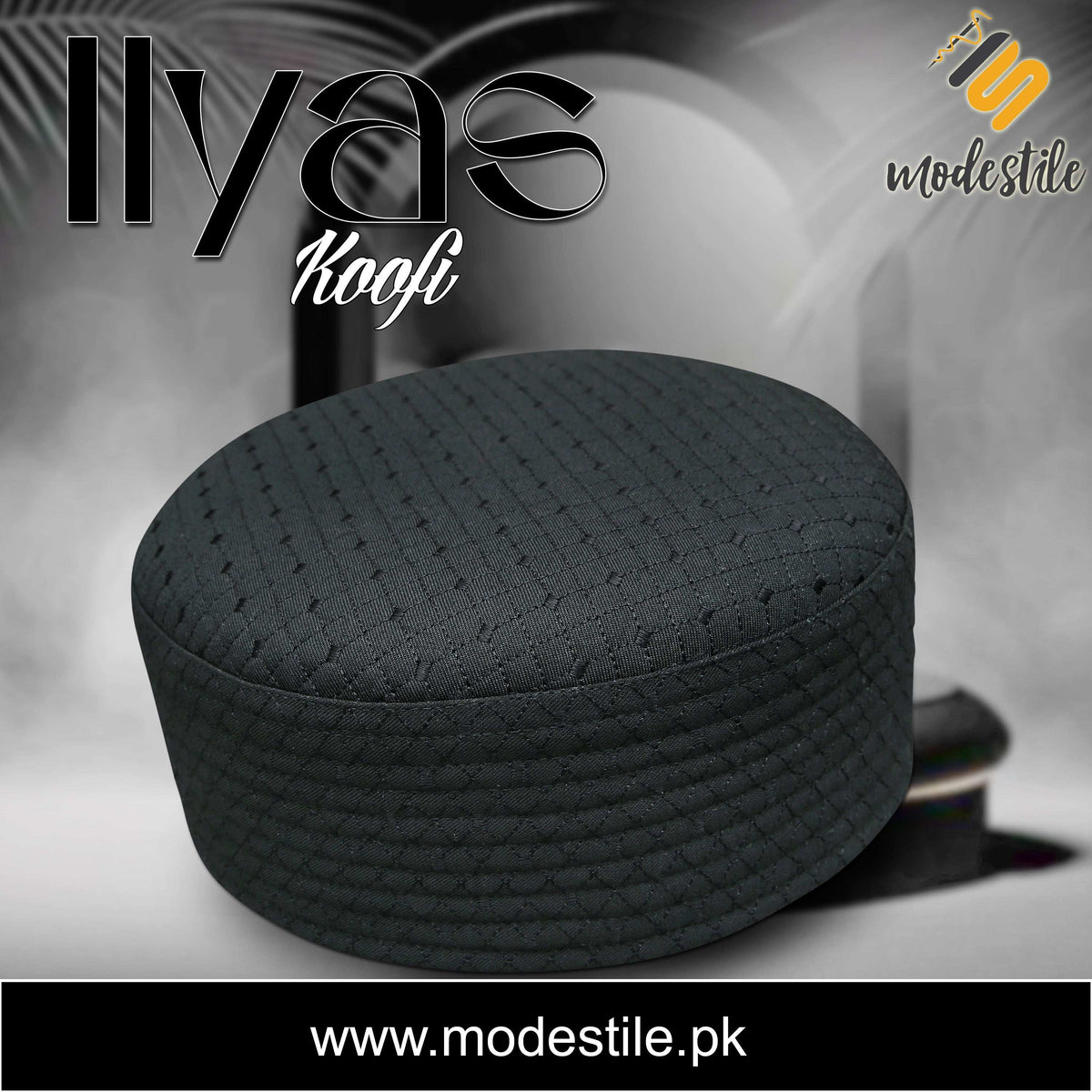 "Islamic Kufi Hat for Salah – Ilyas Edition by Modestile"