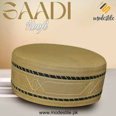 "Muslim Saadi Prayer Kufi Hat for Men – New Muslim Headwear Cap"