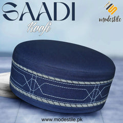 "Muslim Saadi Prayer Kufi Hat for Men – New Muslim Headwear Cap"