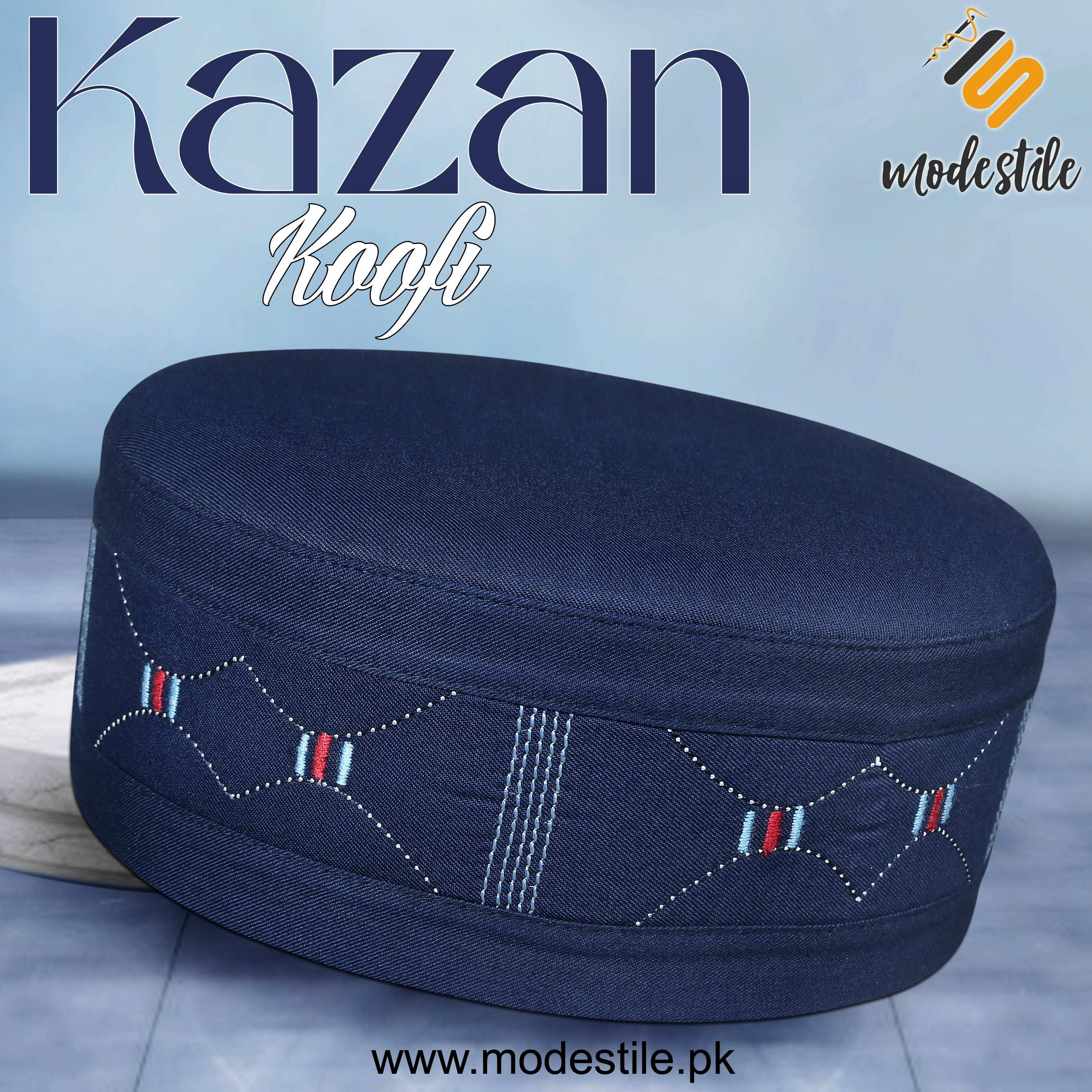 "Muslim Kazan Prayer Kufi Hat for Men – New Islamic Traditional Headwear"
