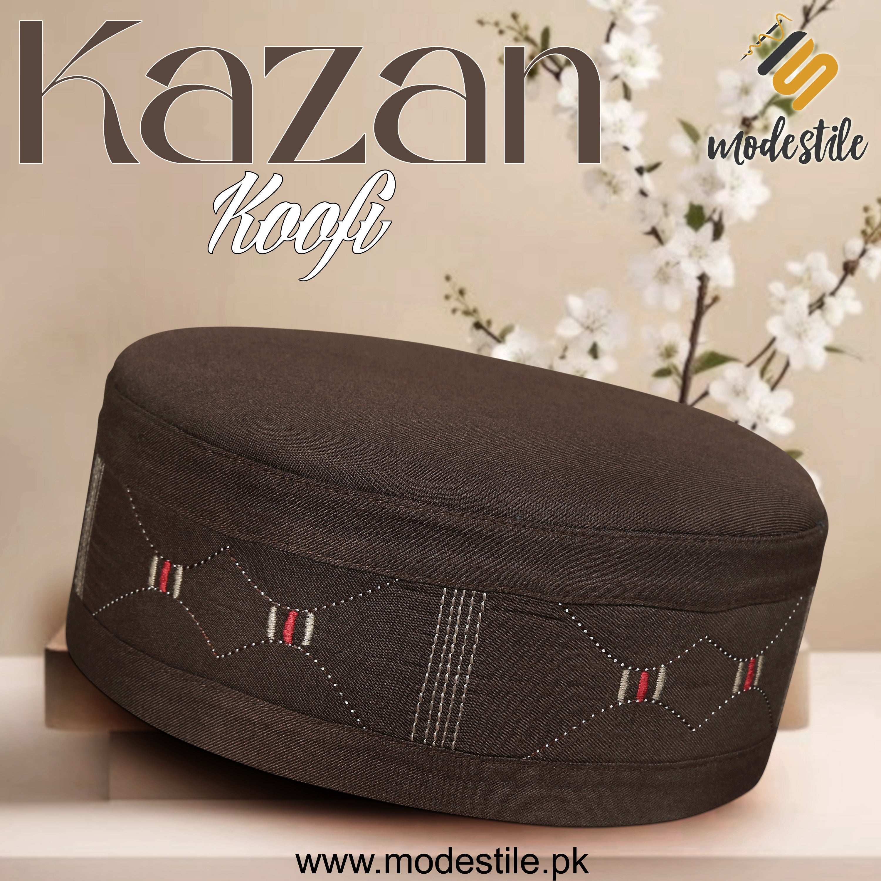 "Muslim Kazan Prayer Kufi Hat for Men – New Islamic Traditional Headwear"