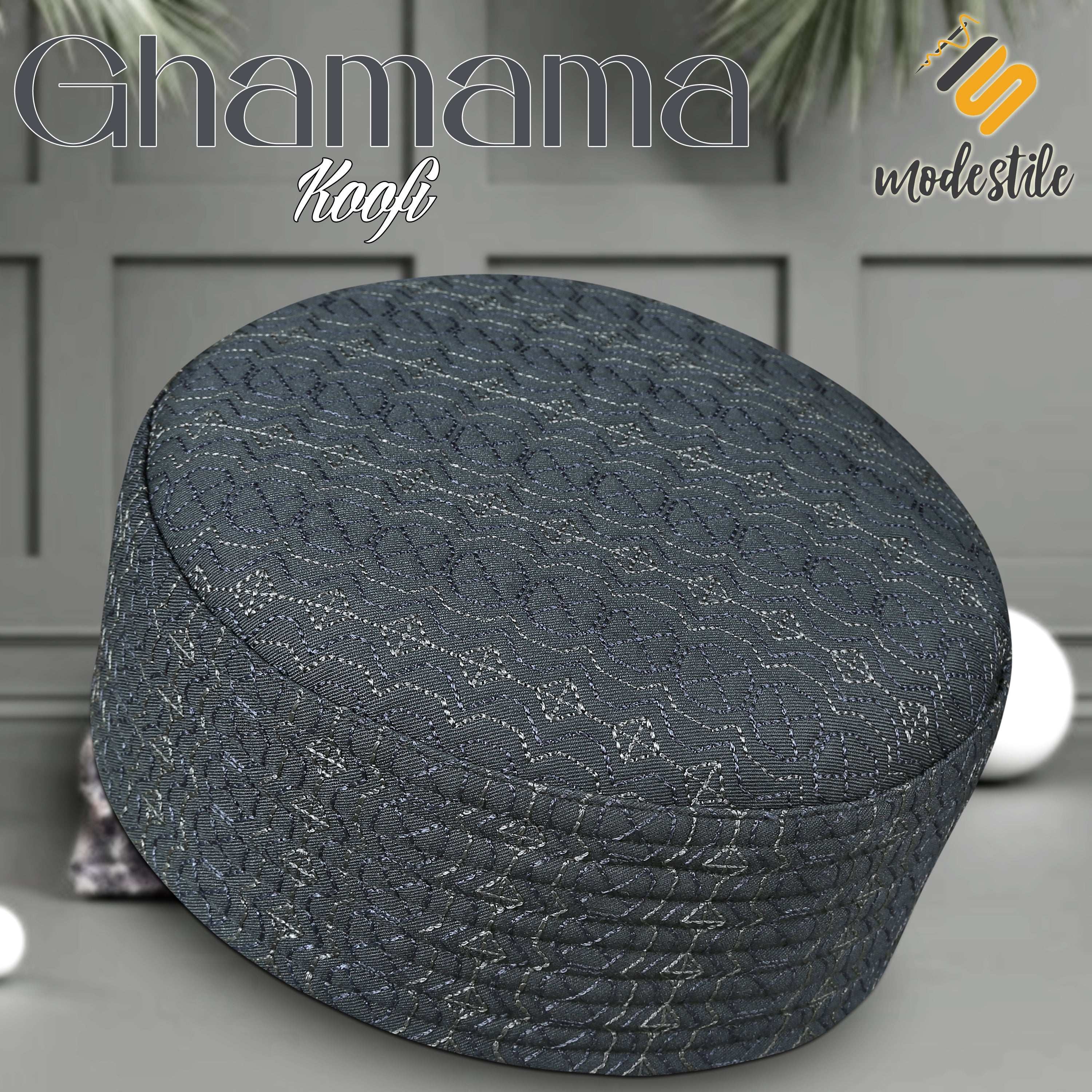 "Muslim Ghamama Prayer Kufi Hat For Mens - New Look Design Cap"