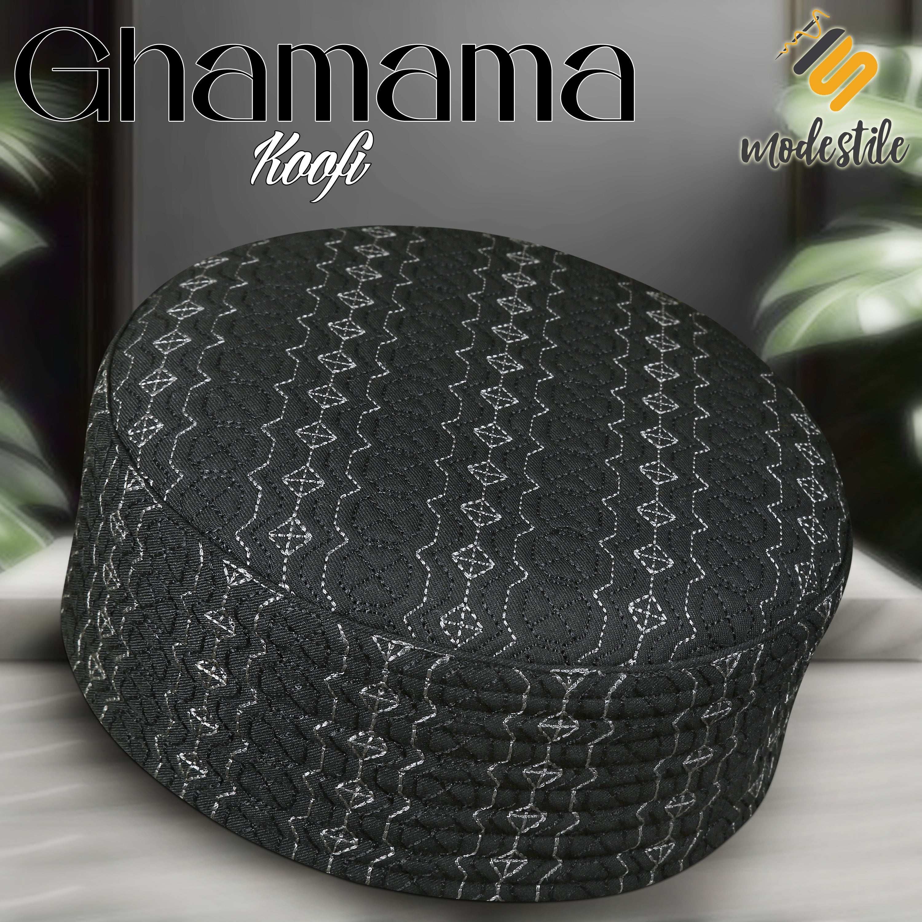 "Muslim Ghamama Prayer Kufi Hat For Mens - New Look Design Cap"