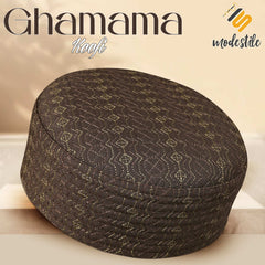 "Muslim Ghamama Prayer Kufi Hat For Mens - New Look Design Cap"
